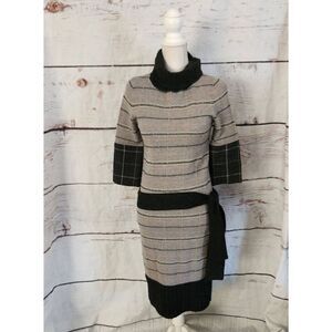 Diane von Furstenberg Wool Turtleneck Dress Size Small